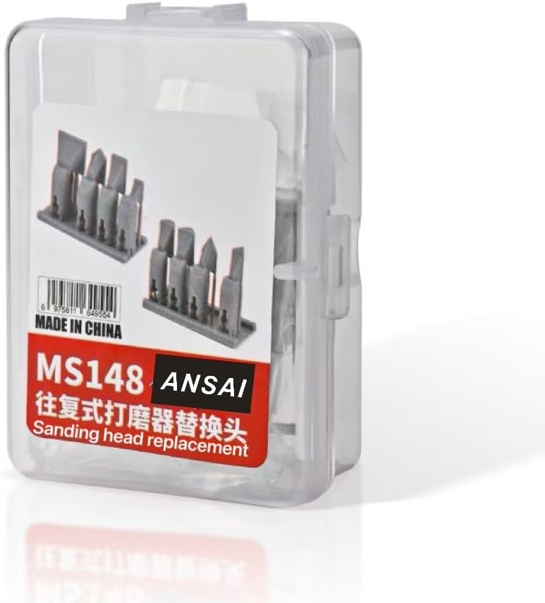 ANSAI Electric Reciprocating Sander, With 8pcs 3D Print ABS Head For Hobbies,Art,Miniature,figure polishing,sanding - Image 1